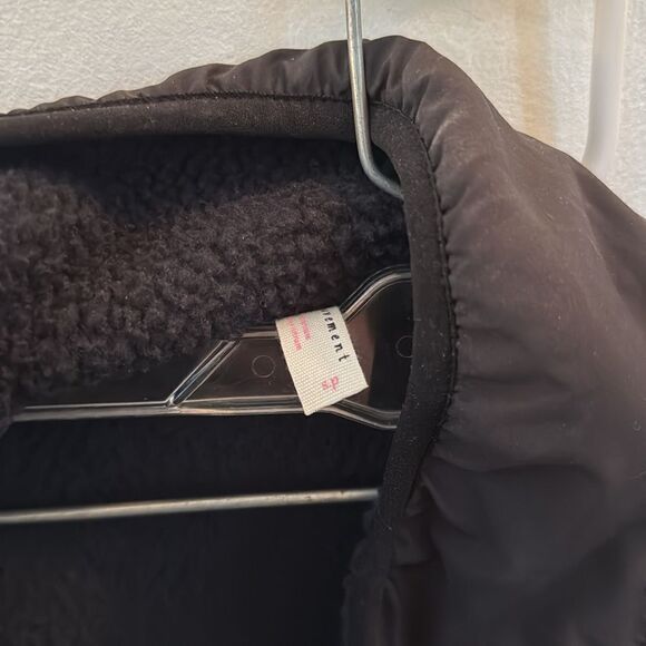 Free people black Sherpa fleece small - Picture 2 of 5